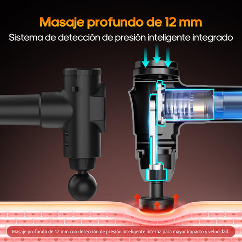 AERLANG Pistola de Masaje Muscular con Calor